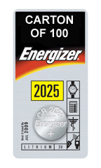 ENERGIZER CR2025 LITHIUM COIN BATTERY (Pack of 1)