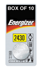 ENERGIZER CR2430 LITHIUM COIN BATTERY (Pack of 2)