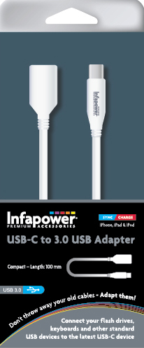USB-C Connector to 3.0 USB Adaptor