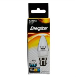 DIMMABLE 6.5W  B22 BC ENERGIZER LED CANDLE S8854