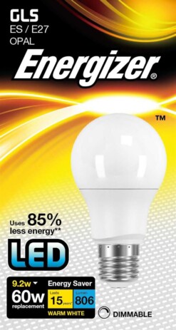 Dimmable 9.2W GLS E27
